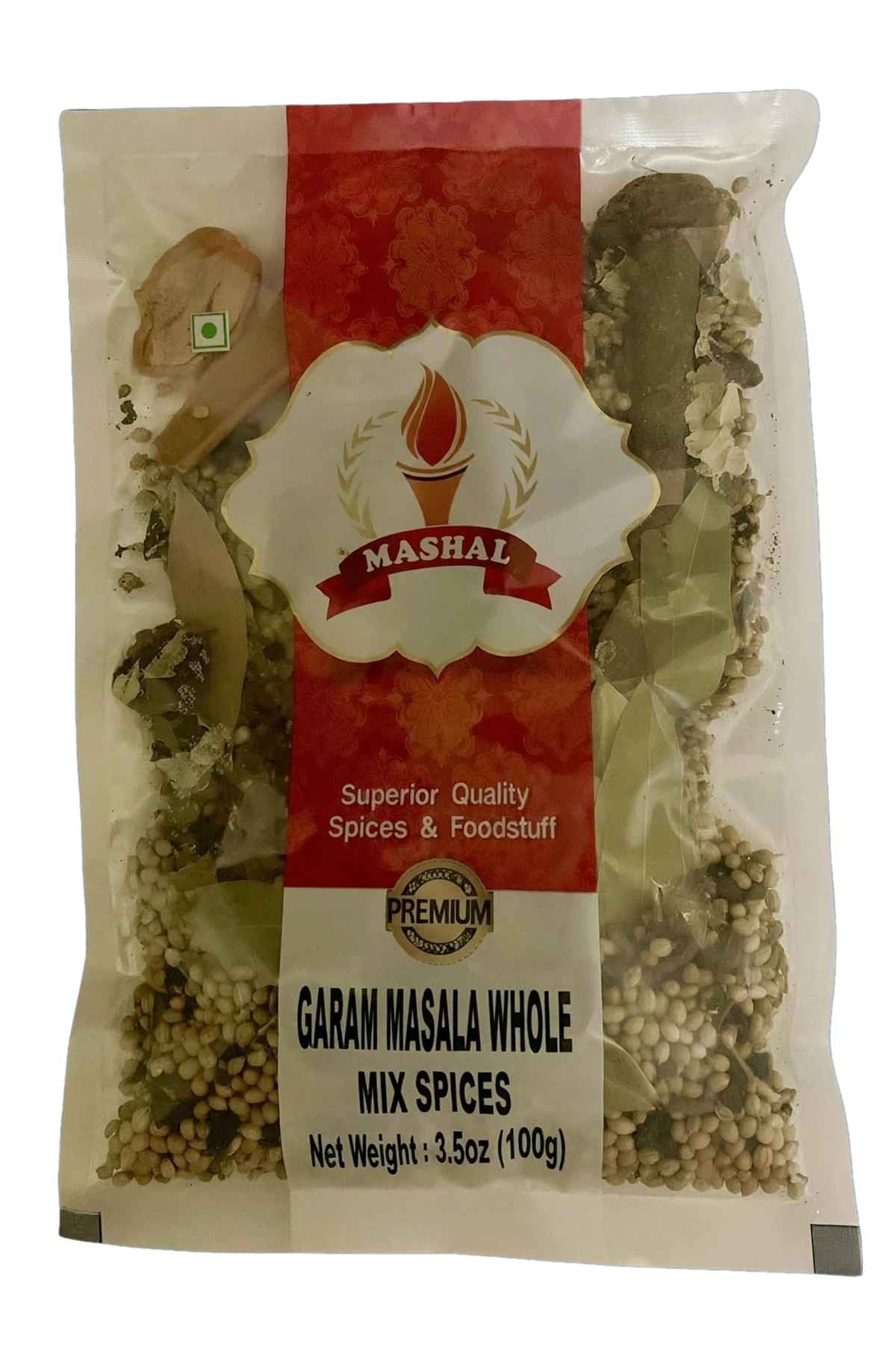 Mashal Garam Masala Whole 3.5 oz premium whole spice blend for Pakistani and Indian cooking