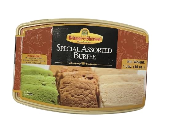 Rehmat-E-Shereen Special Assorted Burfee 1 lb (2 pack)