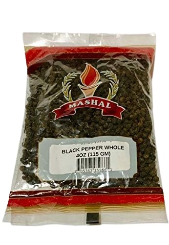 Mashal Black Pepper Whole 4 oz (115g)