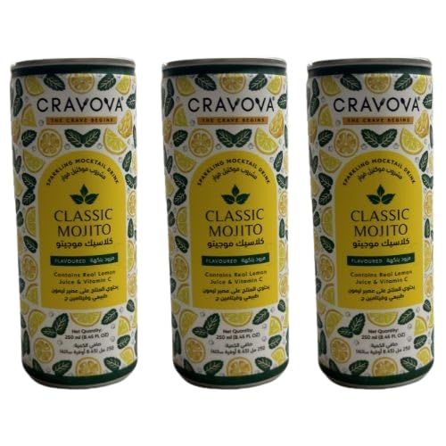 MOJITO CLASSIC FLAVOUR | SPARKLING MOCKTAIL DRINK (Pack of 3)