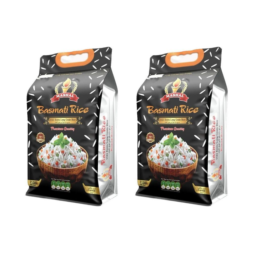 Mashal Basmati Rice 10 lb (Pack of 2)