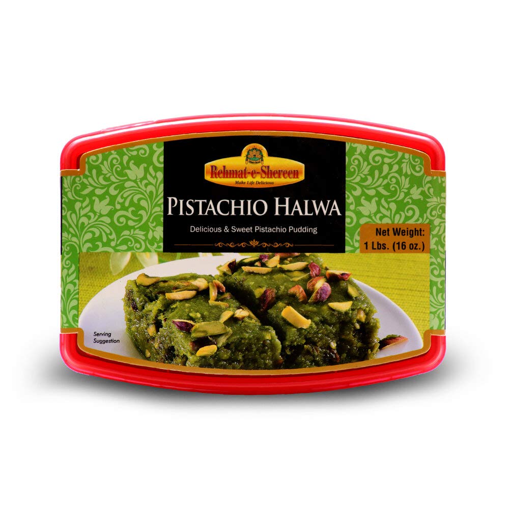 Rehmat-E-Shereen Pistachio Halwa 1 lb (2 pack)