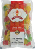 Mashal Fryums Jali Shape - 14oz (400g) Vegan, Uncooked, Used to Make Papad,