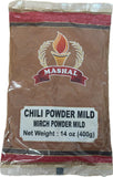 Chili Powder Mild | Mirch Powder Mild | Net Wt: 14 oz (400 g) | by Mashal