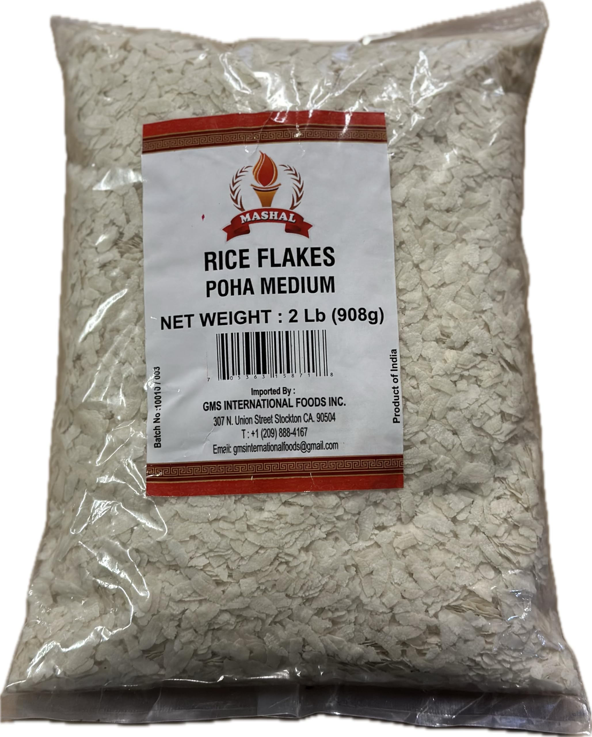 Mashal Rice Flakes Poha Medium 2LB (908g)