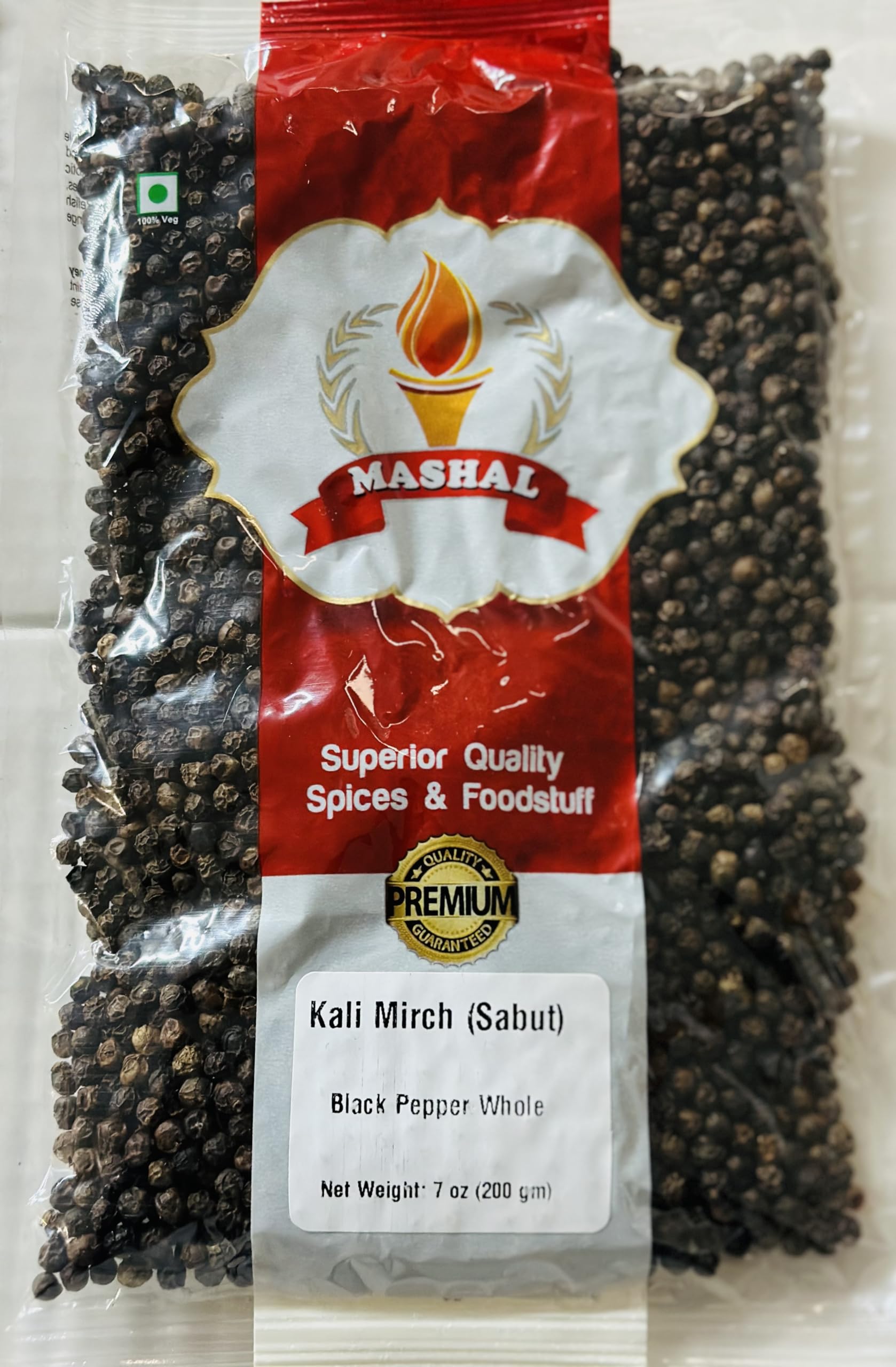 Mashal Black Pepper Whole 7 oz