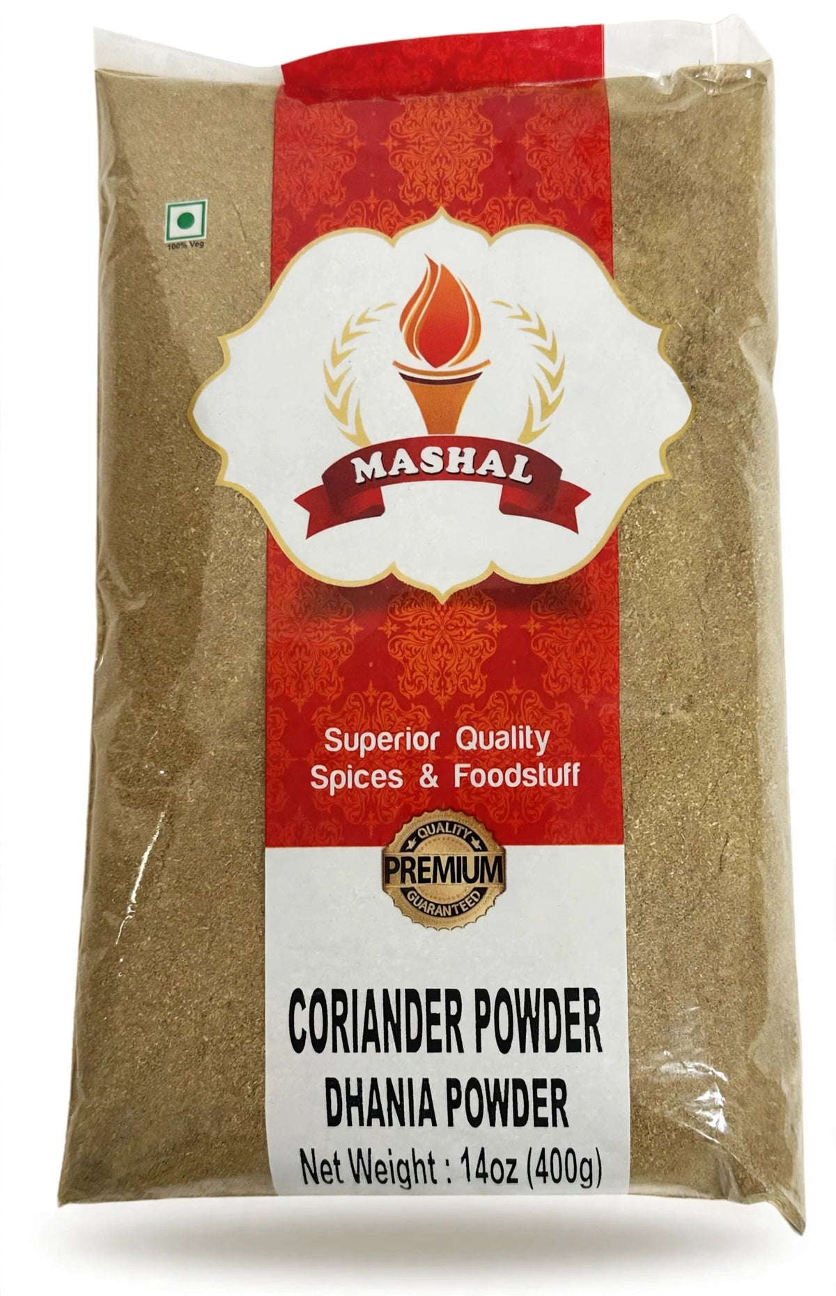 Mashal Coriander Powder 14 oz 400g ground coriander spice for Pakistani and Indian cooking