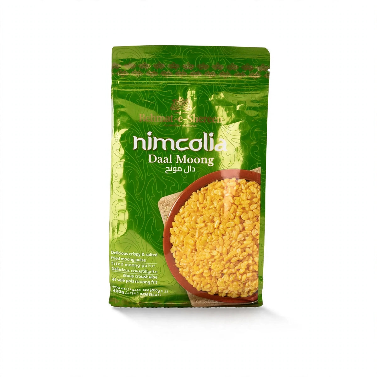 Rehmat-E-Shereen Nimcolia Daal Moong 400g – Premium Moong Dal