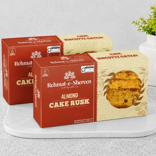 Rehmat-E-Shereen Almond Cake Rusk 300gm