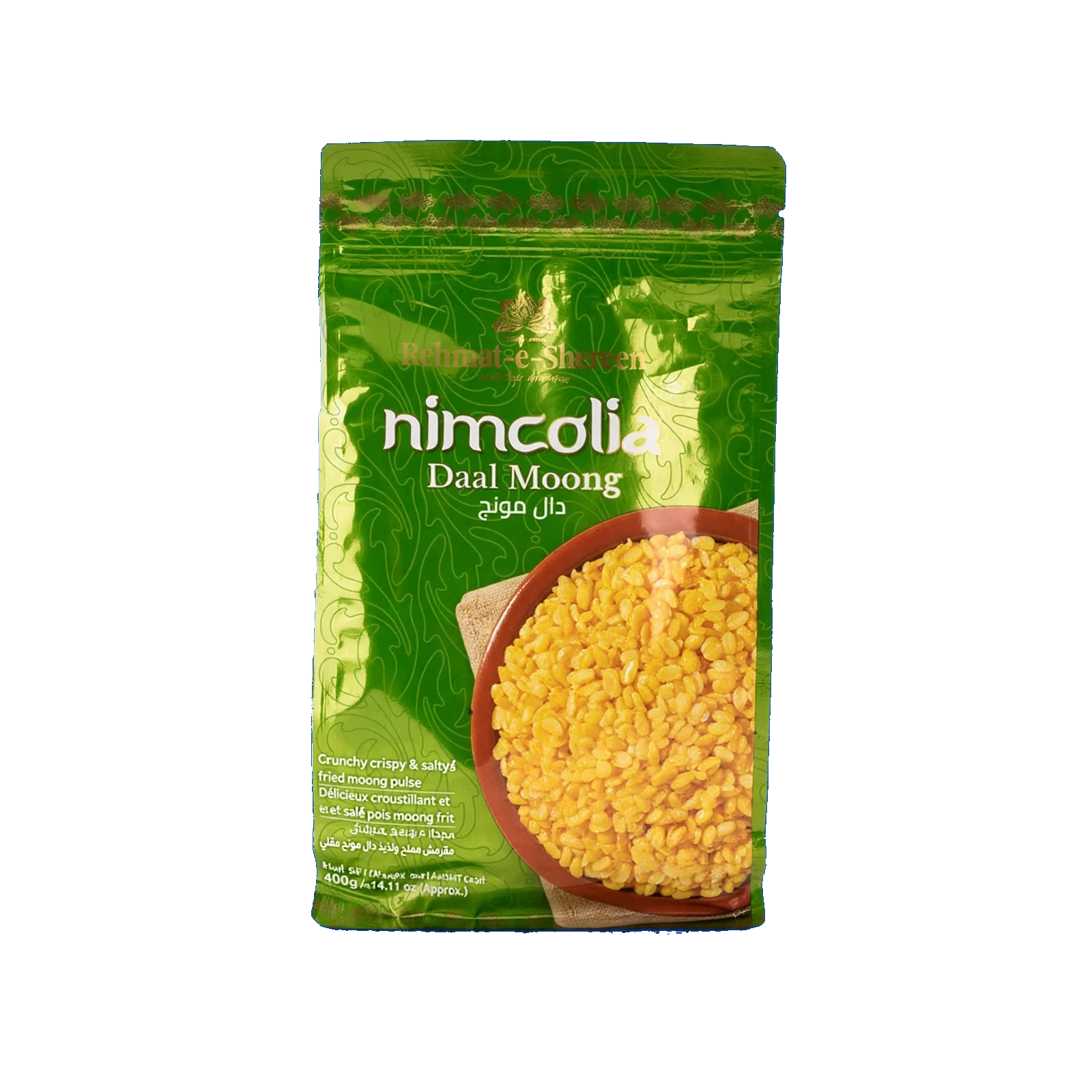 Rehmat-E-Shereen Nimcolia Daal Moong 400g – Premium Moong Dal