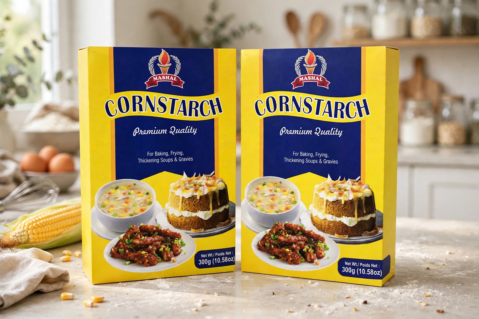 Mashal Corn Starch 300g (10.58 oz) – Corn Flour for Cooking & Baking