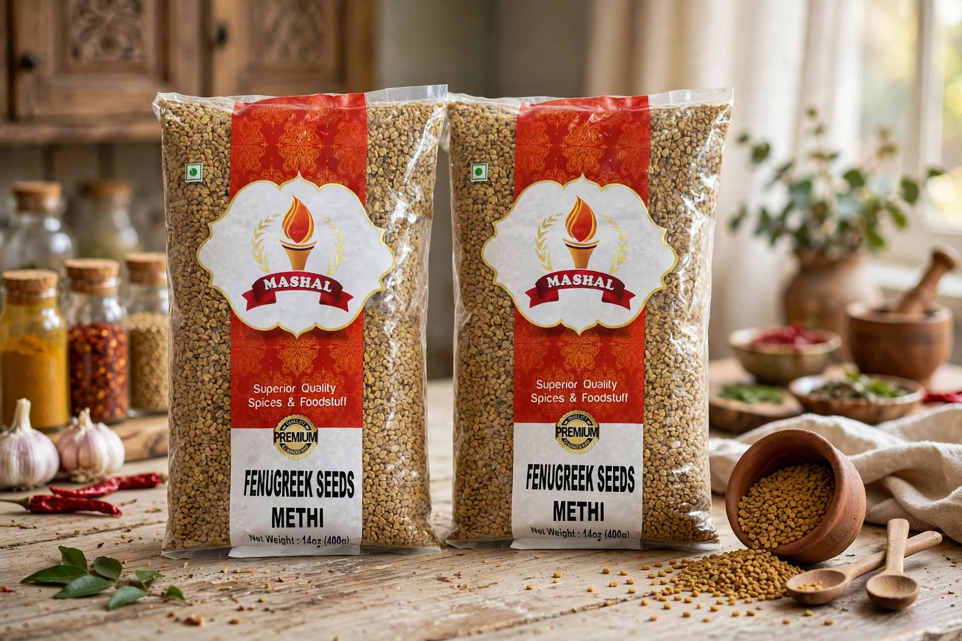 Mashal Fenugreek Seeds | Whole Methi Seeds for Indian Cooking